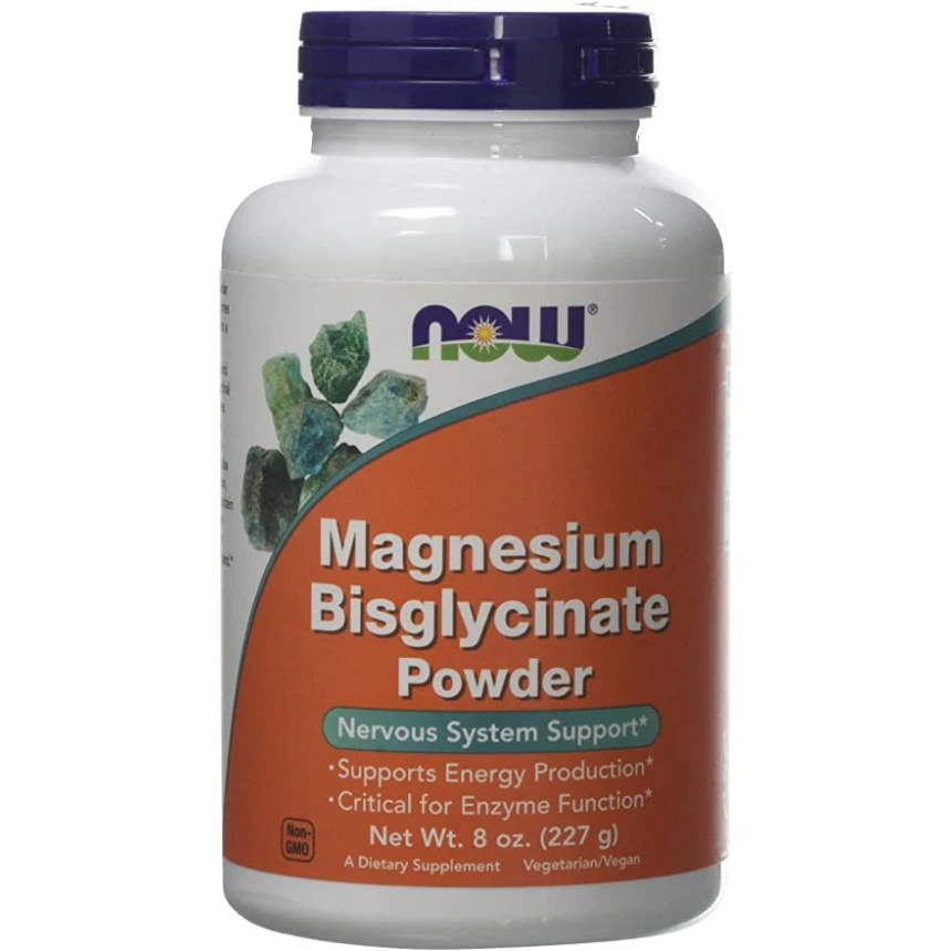 Now Foods Magnesium Bisglycinate Powder 227g Chelatem Magnezu