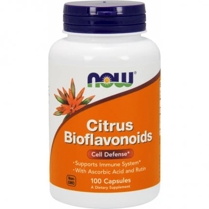 NOW Foods Citrus Bioflavonoids 700mg 100caps.  Bioflawonoidy cytrusowe Odporność