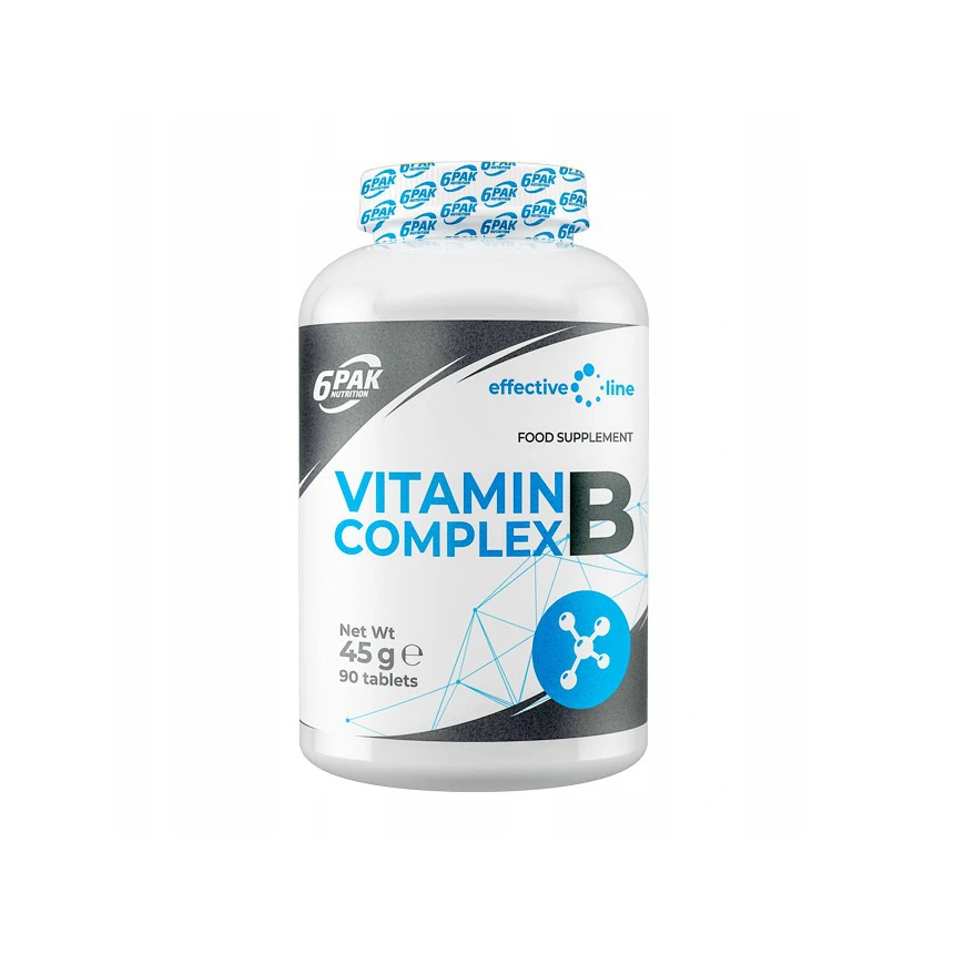 6PAK Vitamin B-Complex 90kaps.
