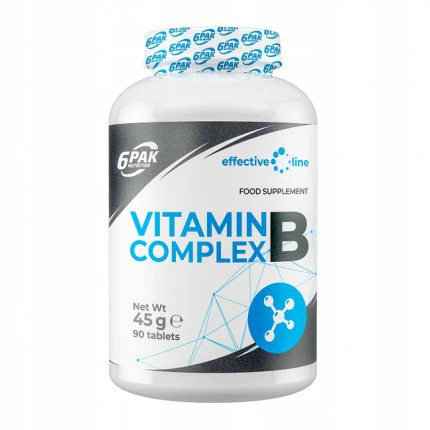 6PAK Vitamin B-Complex 90kaps.