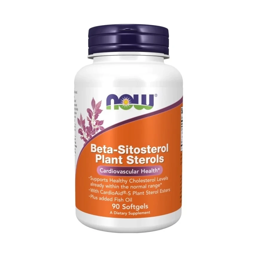 Now Foods Beta-Sitosterol Plant 90softgels Wsparcie Zdrowia Serca