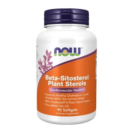 Now Foods Beta-Sitosterol Plant 90softgels Wsparcie Zdrowia Serca