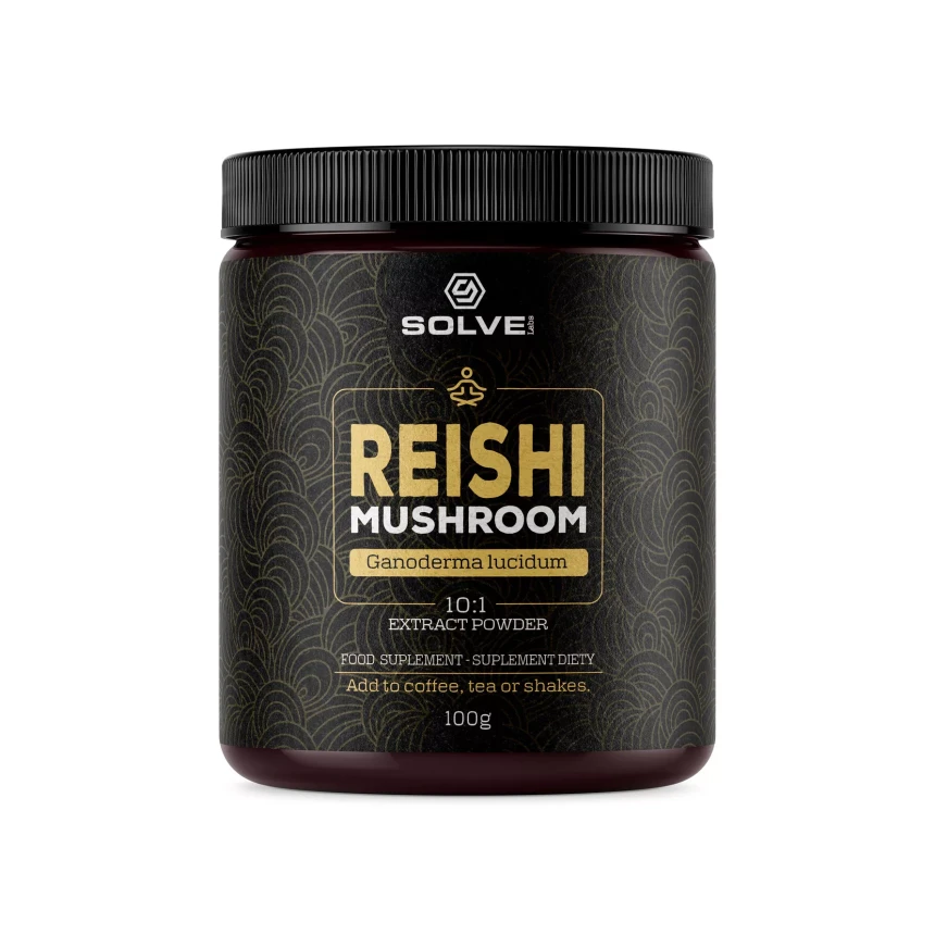 Solve Labs Reishi 10:1 Powder 100g Lakownica Żółtawa