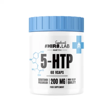 Hiro.Lab 5-HTP 200mg 60vkaps. Prekursor Serotoniny