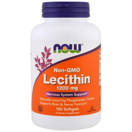 NOW Foods Lecithin 1200mg - Non-GMO 200softgels