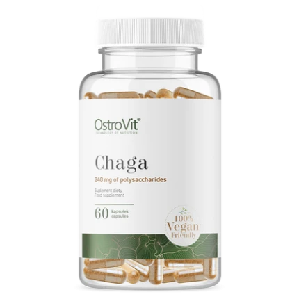 OstroVit Chaga 60kaps. Błyskoporek podkorowy