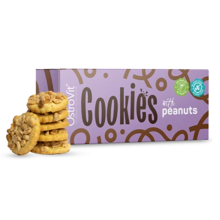 OstroVit Cookies with Peanuts 125g Ciastka z orzeszkami ziemnymi