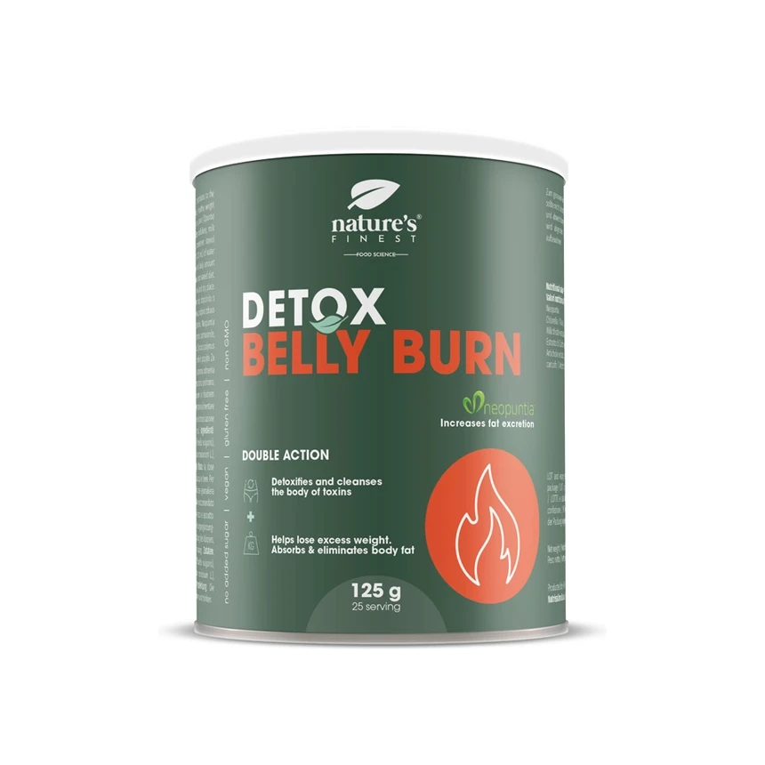 Nature's Finest Detox Belly Burn 125g Pomarańcza Spalacz Tłuszczu