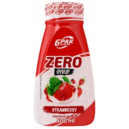 6PAK Sauce ZERO 500ml - Strawberry Sos Truskawkowy
