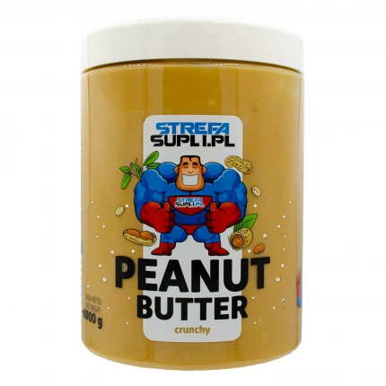 StrefaSupli Peanut Butter Crunch 1000g Masło Orzechowe