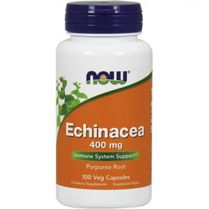 NOW Echinacea 400mg - 100vcaps. Jeżówka Odporność