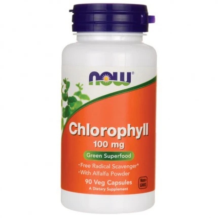 NOW Chlorophyll 100mg 90vkaps.