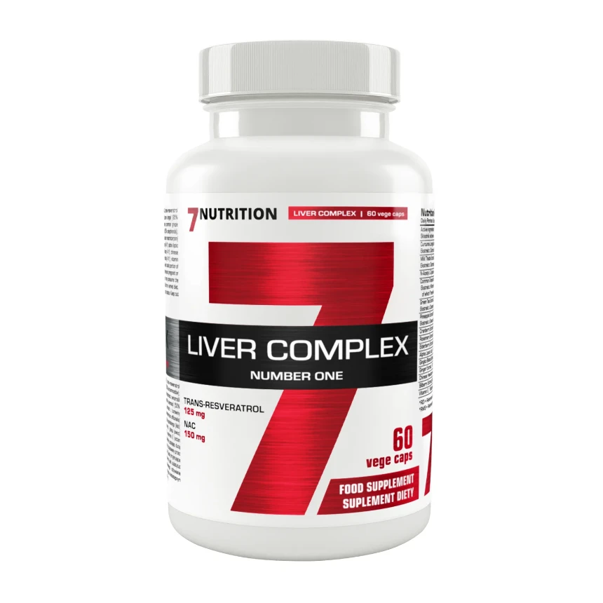 7Nutrition Liver Complex 60vkaps. Wparcie Wątroby NAC Resweratrol