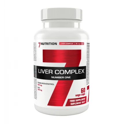 7Nutrition Liver Complex 60vkaps. Wparcie Wątroby NAC Resweratrol