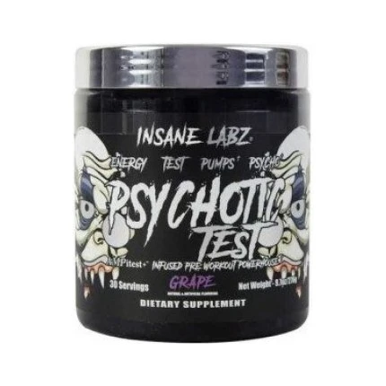 Insane Labz Psychotic TEST 276g Booster Testosteronu Przedtreningówka