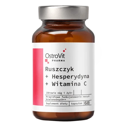 OstroVit Pharma Ruszczyk Hesperydyna Vit C 60kaps. Kwas L-askorbinowy
