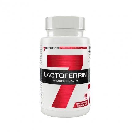 7Nutrition Lactoferrin 90% 100mg 60kaps. Laktoferyna Odporność