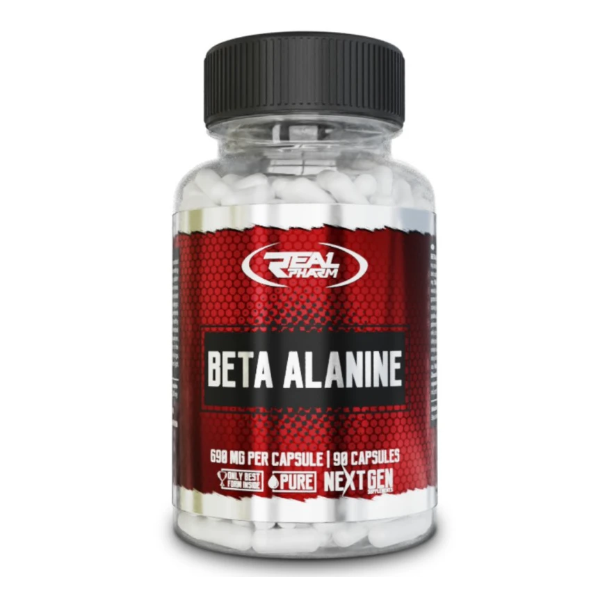 Real Pharm Beta Alanine 90kaps. Wydolność Wytrzymałość Regeneracja
