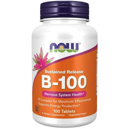 NOW Foods Vitamin B-100 100tabs. Witamina B