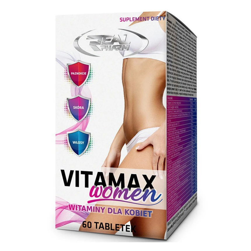 Real Pharm VitaMax Women 60tab. Witaminy i minerały dla kobiet
