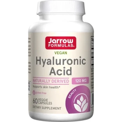 Jarrow Hyaluronic Acid 120mg 60vkaps. Kwas Hialuronowy