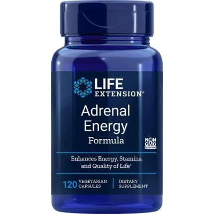 Life Extension Adrenal Energy Formula 120vkaps. Wspiercie Zdrowia Nadnerczy