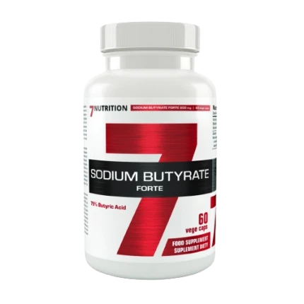 7Nutrition Sodium Butyrate FORTE 600mg 60vcaps. Maślan sodu