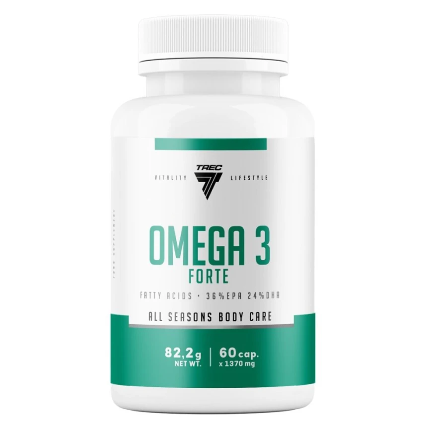 Trec Vitality Super Omega-3 60kaps. Kwasy tłuszczowe EPA DHA