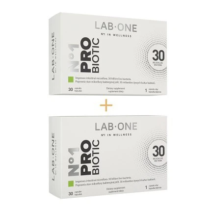 2x Lab One ProBiotic 30kaps. Probiotyk