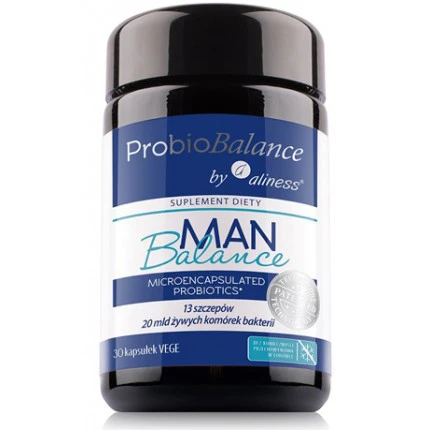 Aliness ProbioBALANCE Man Balance 20mld 30vkaps. Probiotyk