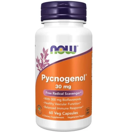 NOW Foods Pycnogenol 30mg 60vkaps. Antyoksydant