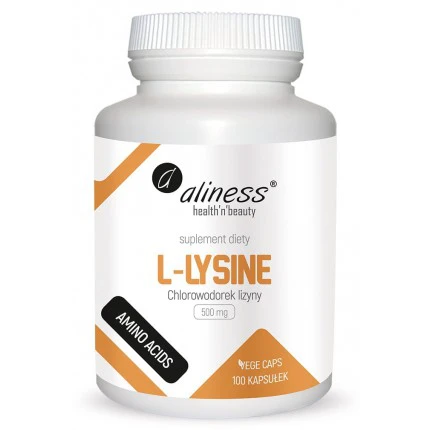 Aliness L-Lysine 500mg 100vkaps.