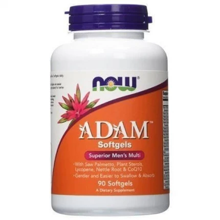 NOW Foods ADAM Multi-Vitamin for Men 90softgels. Multiwitaminy dla mężczyzn