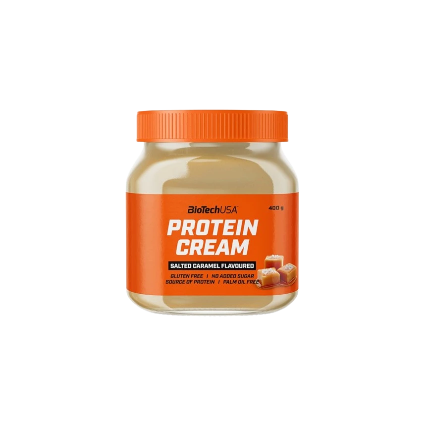 BioTech Protein Cream Salted Carmel 400g Krem Słony Karmel