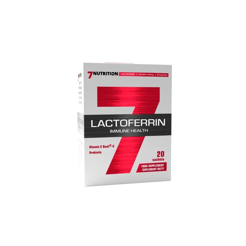 7Nutrition Lactoferrin 90% 100mg 20sasz. Laktoferyna