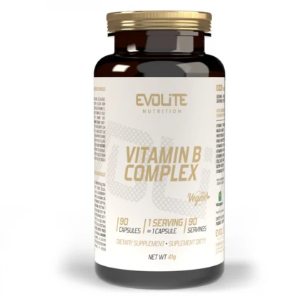 Evolite Vitamin B-Complex 90vkaps. Kompleks Witamin B