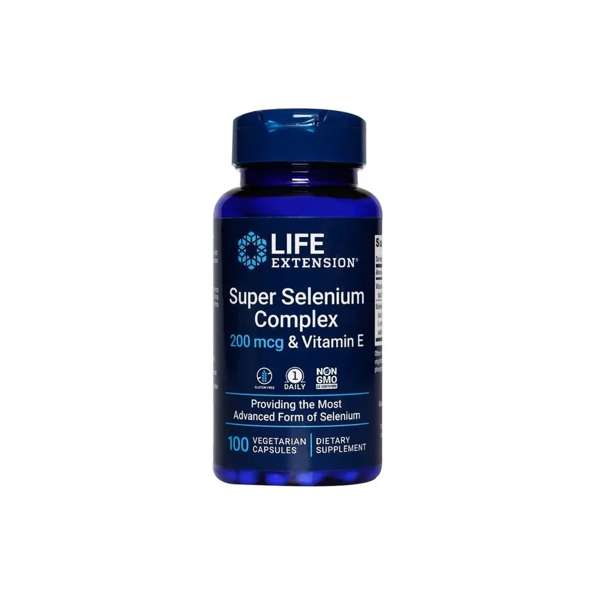 Life Extension Super Selenium Complex 100vkaps. Selen, Witamina E