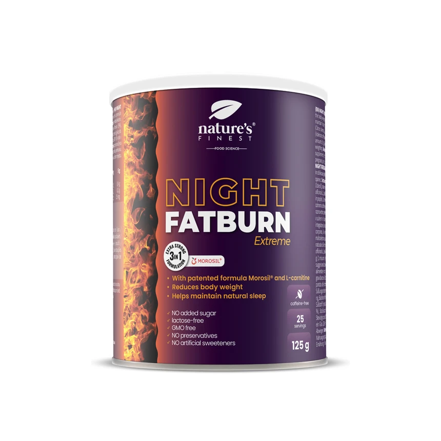 Nature's Finest Night FatBurn 125g Pomarańcza Spalacz Tłuszczu