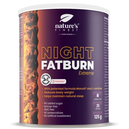 Nature's Finest Night FatBurn 125g Pomarańcza Spalacz Tłuszczu