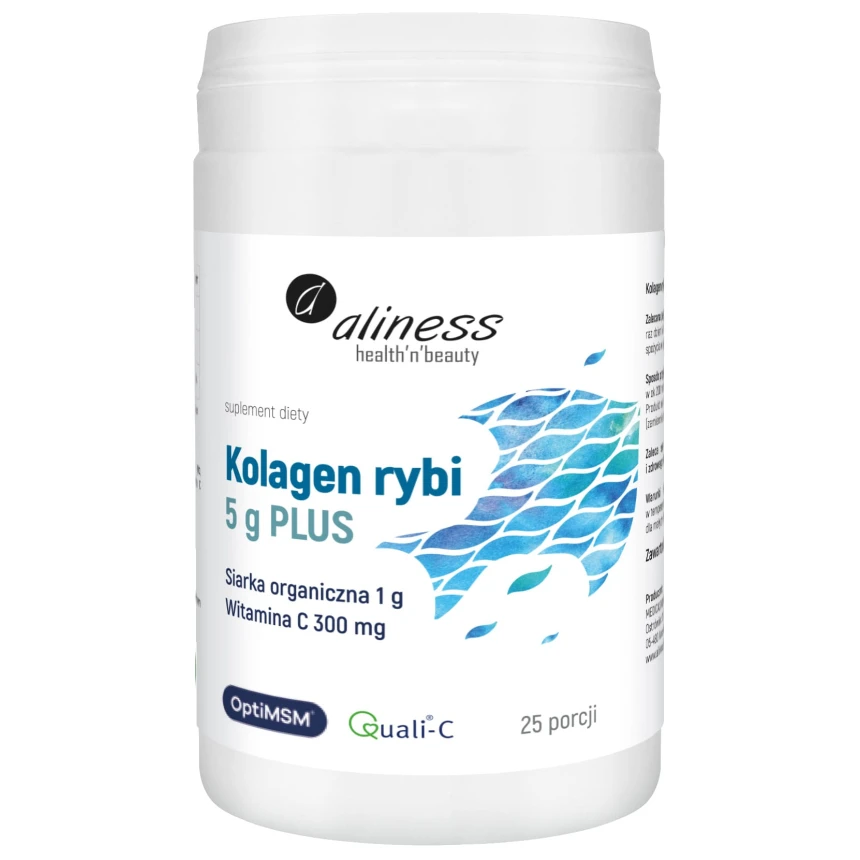 Aliness Kolagen Rybi + MSM + Wit. C 157,5g