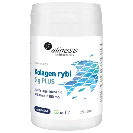 Aliness Kolagen Rybi + MSM + Wit. C 157,5g