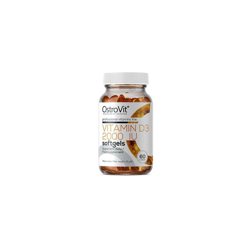OstroVit Vitamin D3 2000 - 60softgel