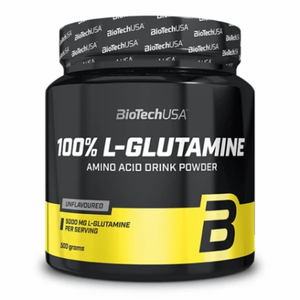 BioTech 100% L-Glutamine 500g Glutamina