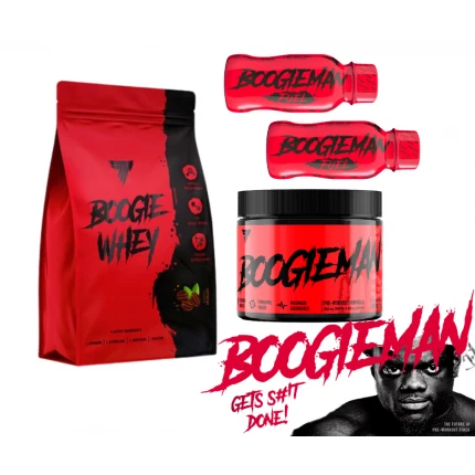 Zestaw BoogieMan!! Trec Boogie Whey 2000g + Boogieman 300g + Boogieman shot 100ml x2
