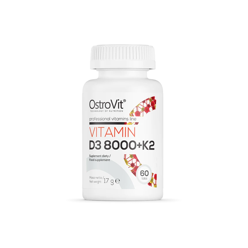 OstroVit Vitamin D3 8000 + K2 60tabs.
