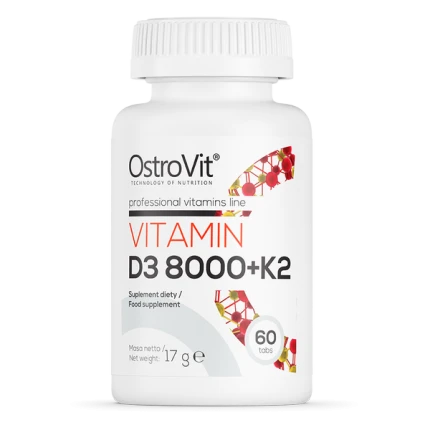 OstroVit Vitamin D3 8000 + K2 60tabs.