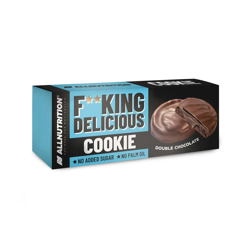 AllNutrition Ciastka FitKing Fucking Delicious Cookie 128g - Double Chocolate - Podwójna Czekolada