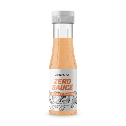 BioTech Zero Sauce 350ml - Spicy Garlic
