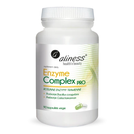 Aliness Enzyme Complex PRO 90vkaps. Enzymy Trawienne