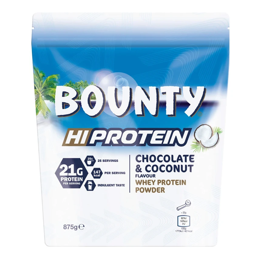BOUNTY Protein Powder 875g Białko Koncentrat WPC
